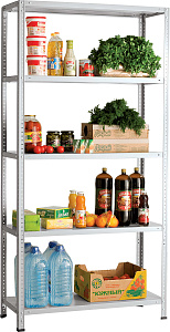 Стеллаж металлический Практик MS 185/100х30/6м